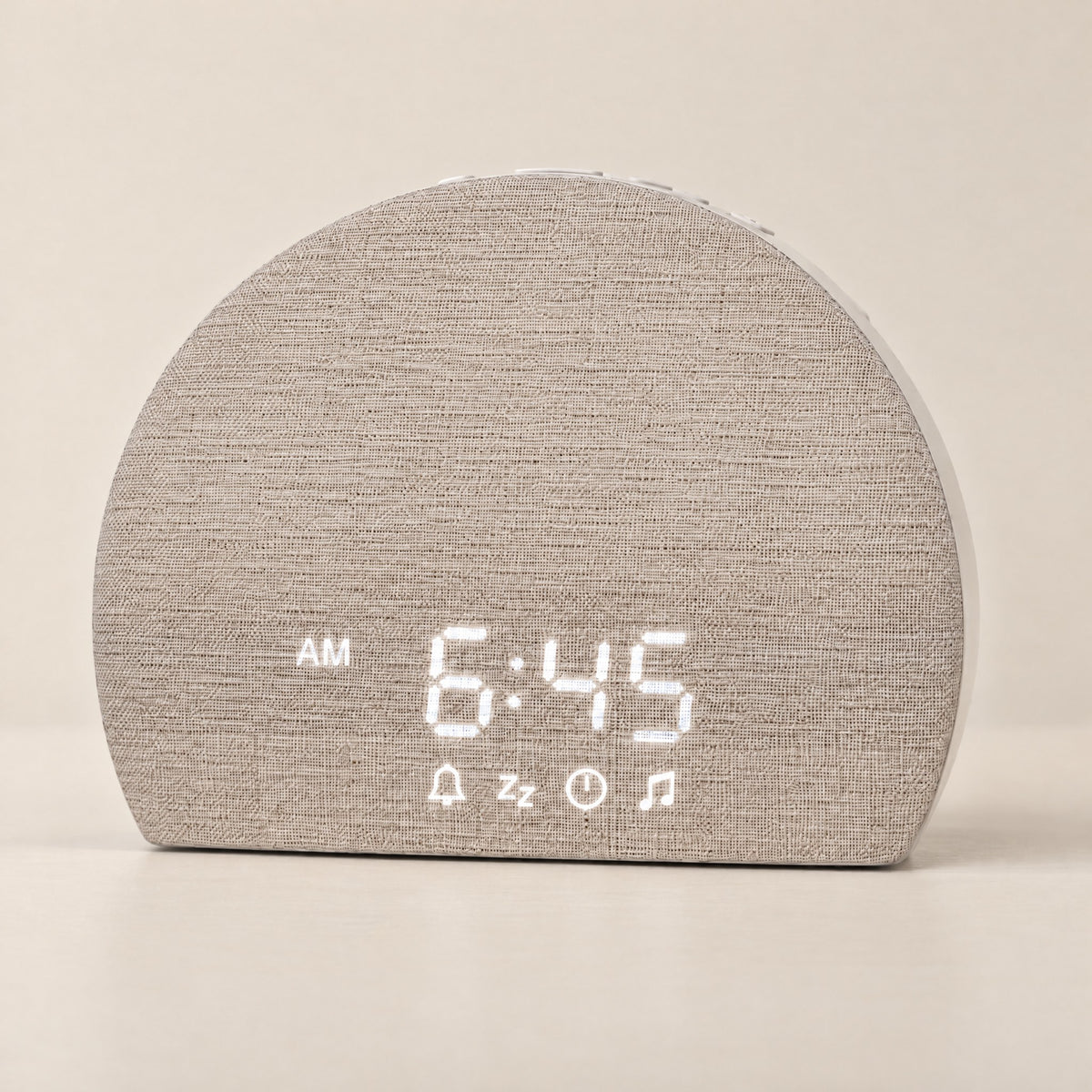 The Sunrise Clock with the light off and the time showing